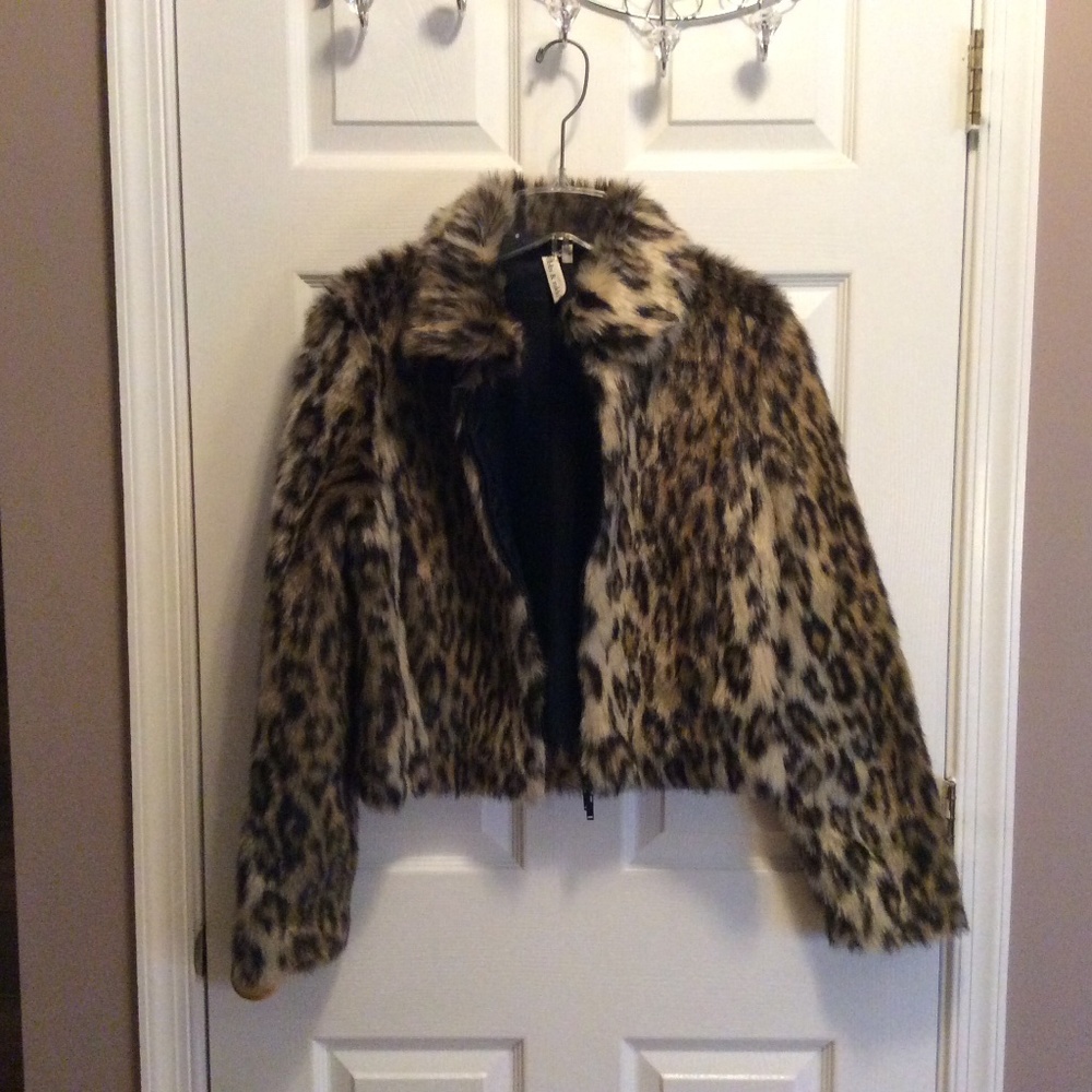 Fabulous Faux Fur Jacket, size L (7-9)